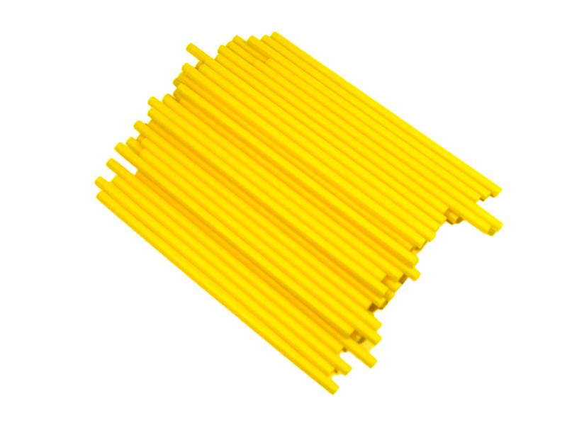 bâtons sucette jaune