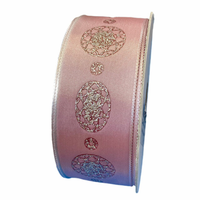 Powdered pink diamond ribbon (1.5in) | Chocolat-Chocolat Inc.