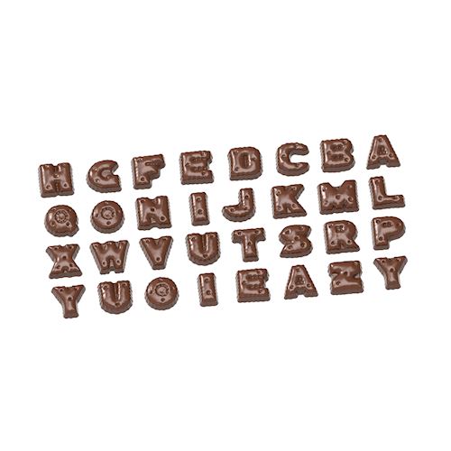 Chocolate Mold: Letters