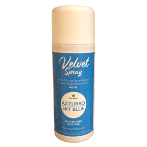 Spray velours choco bleu 400ml Matfer