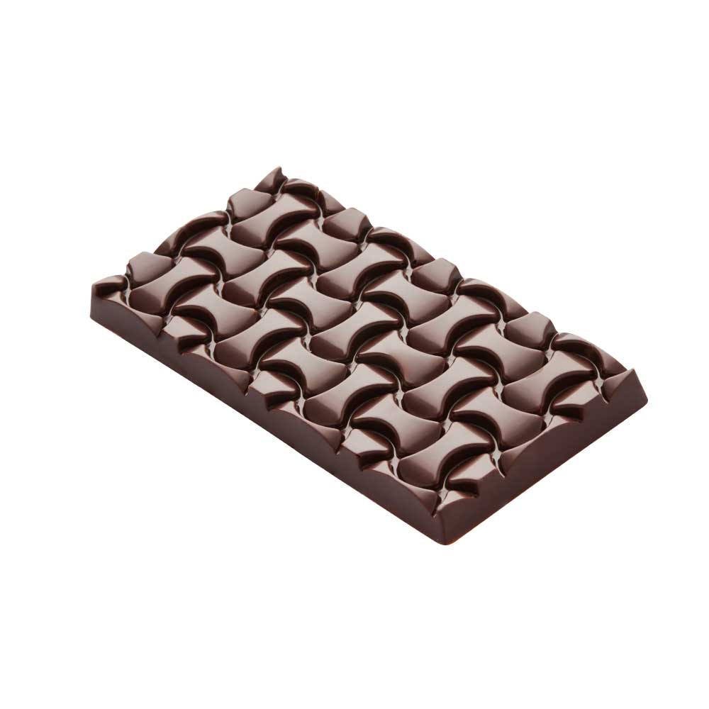 Evolution Polycarbonate Chocolate Bar Mould - Weave