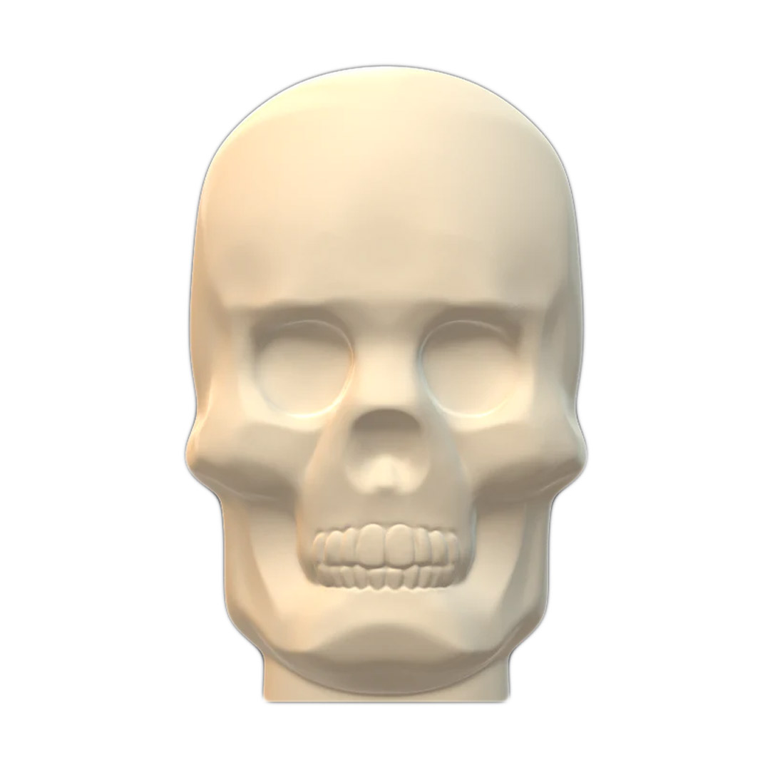 3D skull mold (B)  Chocolat-Chocolat Inc.