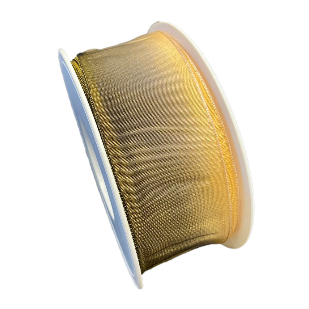 Ruban Taffetas à Pois Jaune 25mm X 20m - Ruban Filaire Pour Déco Et Emballage