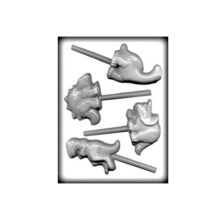 Dinosaur Sucker Hard Candy Mold (8H-11144)