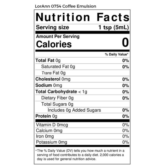 Coffee, Bakery Emulsion 4 oz. ChocolatChocolat Inc.