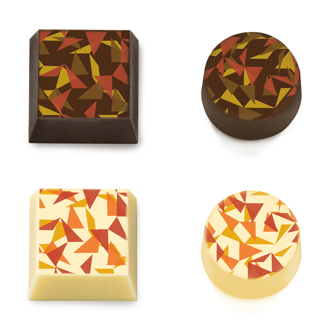 thumbnail image 2 of Halloween Chocolate Transfer Sheet – A4 Size, Edible, Ghosts & Bats Design By Sweet Tops 2 of 4